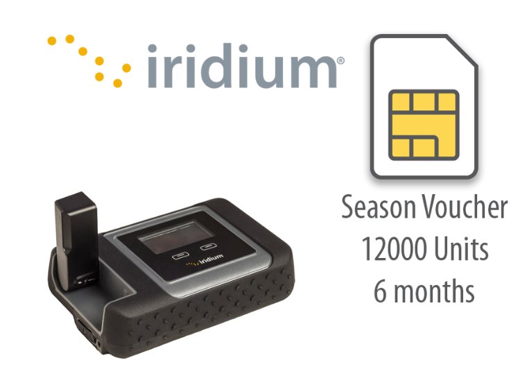 Iridium GO Season Voucher 12000 Units 6 months